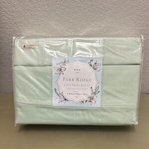 Park Ridge Cotton Rich King Sheet Set